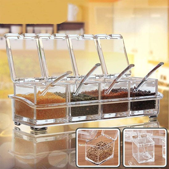 Rangement a epices  4compartiments