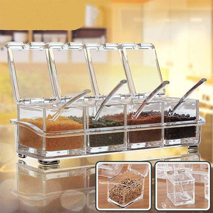 Rangement a epices  4compartiments