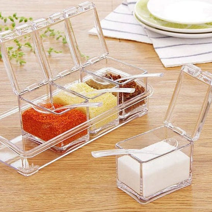Rangement a epices  transparent