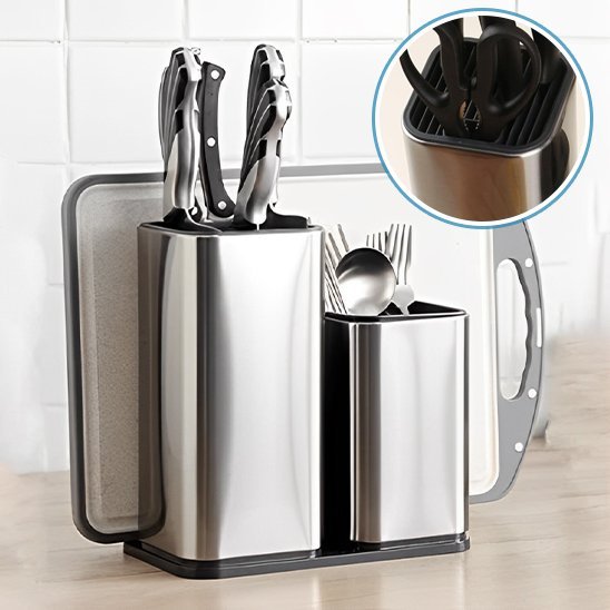 rangement pour couverts et couteau de decoupe