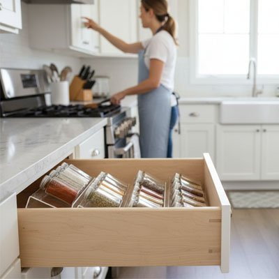 rangement epices tiroir bien pense