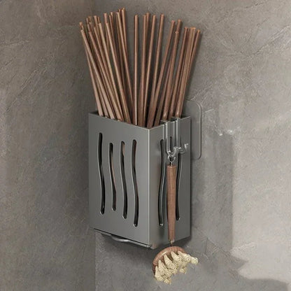rangement pour couverts mural baguette