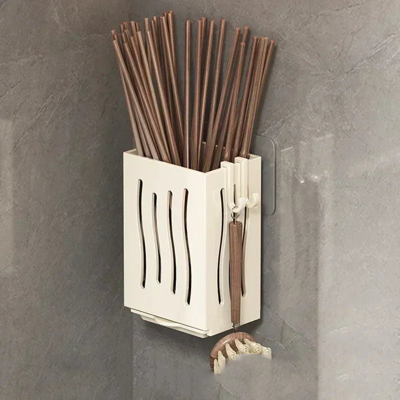 rangement pour couverts blanc