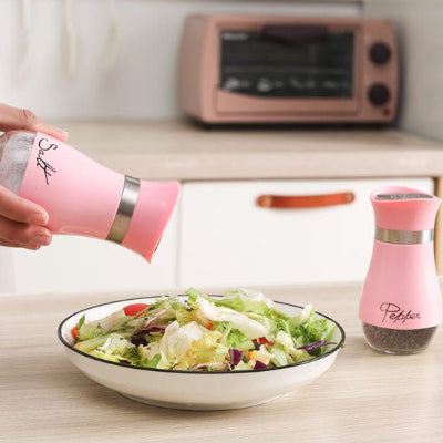 rangement pour épices rose et gris