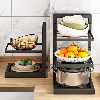rangement sous evier chaudron orange