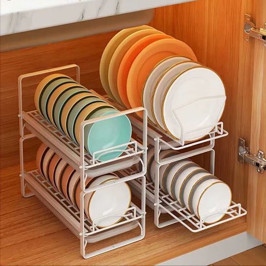 Rangement sous évier ajustable | OptiSpace - Essentiels de rangement