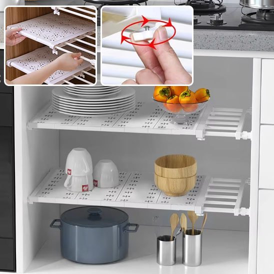 Rangement sous evier | Extensible - Essentiels de rangement