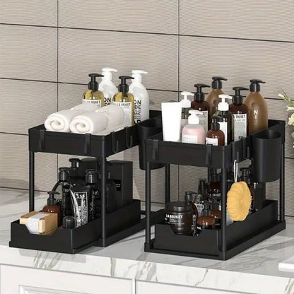 rangement sous evier pour produit de toilette