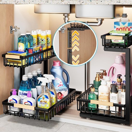 rangement sous evier cuisine