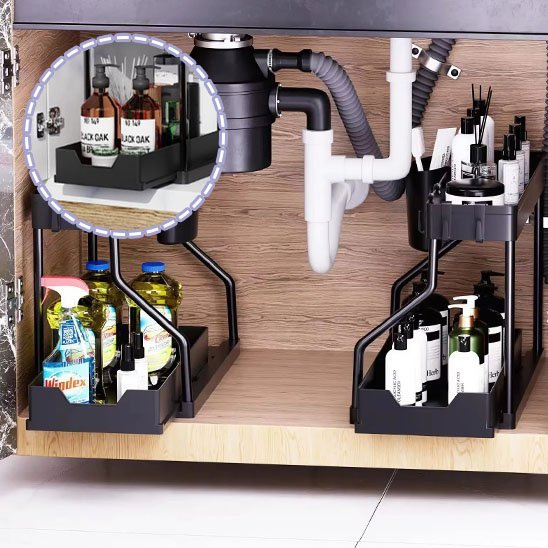 rangement sous evier pratique